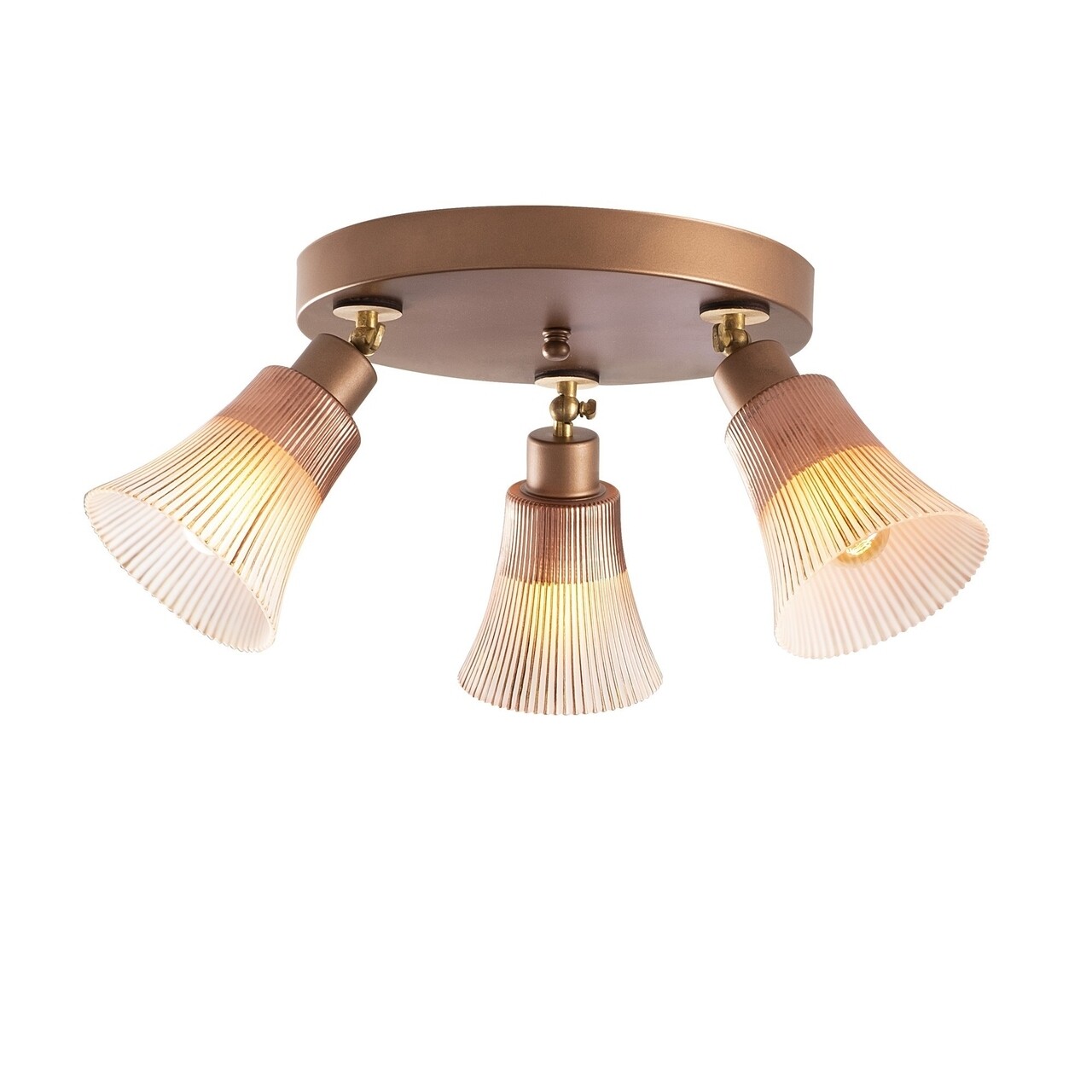 Lustra Foca N-122, Noor, 23 x 48 cm, 3 x E27, 100W, cupru - imagine 6